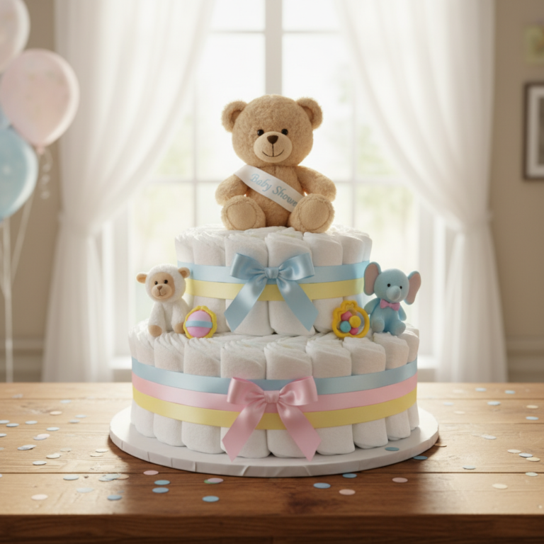 How to Make a Diaper Cake at Home Without Stress
