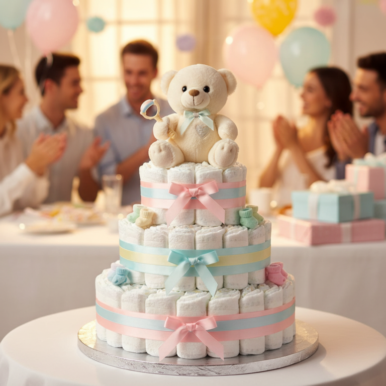 23 Creative Diaper Cake Ideas for Baby Showers