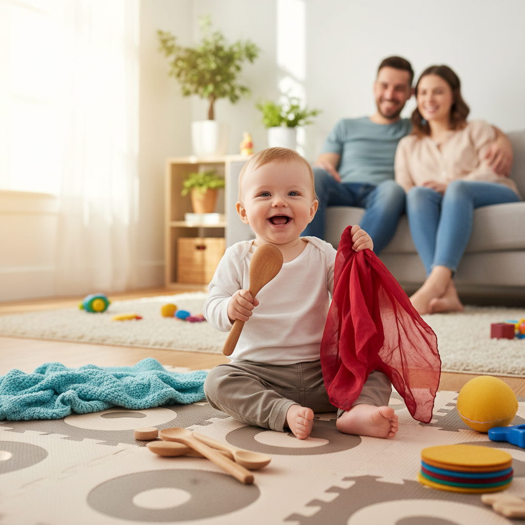 Easy Baby Learning Activities Using Everyday Household Items