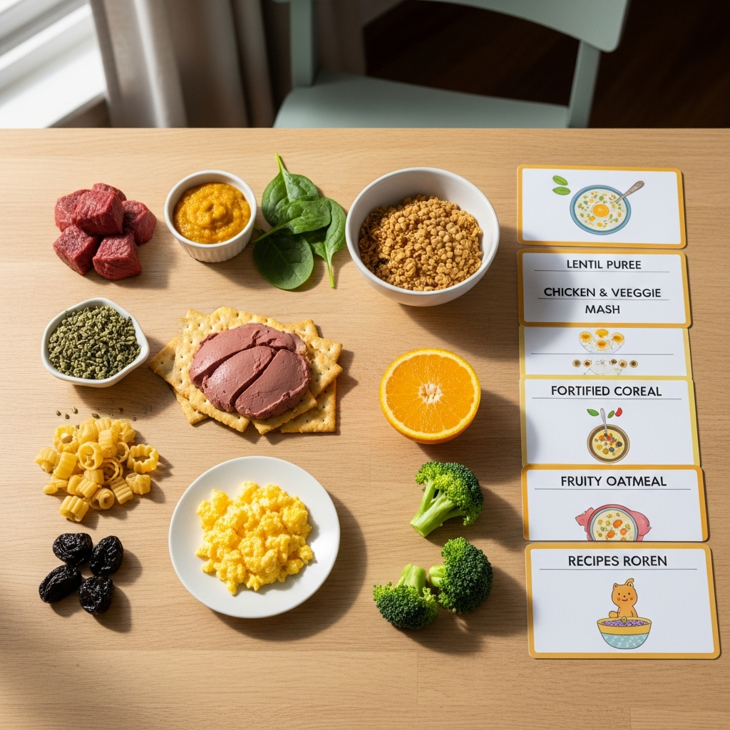 11 Iron Rich Foods for Toddlers and 6 Recipes