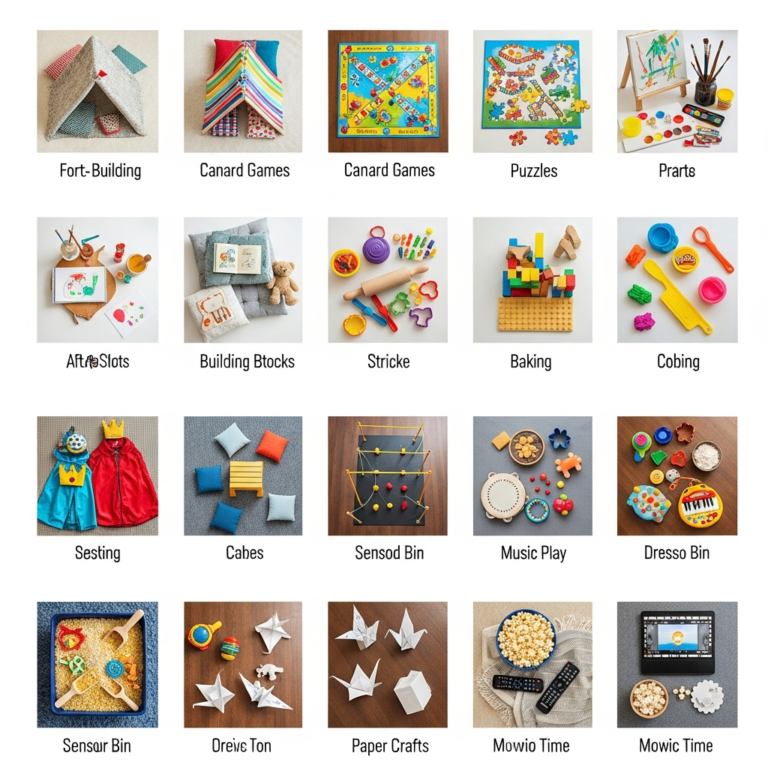 15 Indoor Rainy Day Ideas for Kids