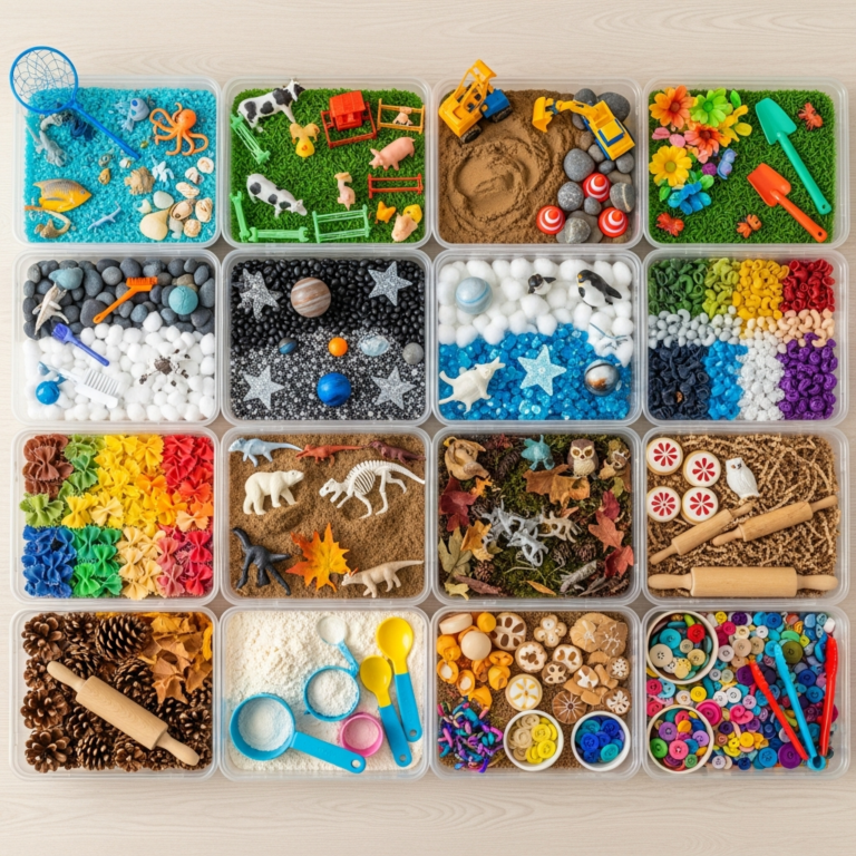 12 Creative Sensory Bin Ideas for Kids