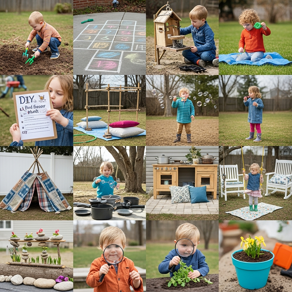 12 Backyard Play Ideas for Early Spring