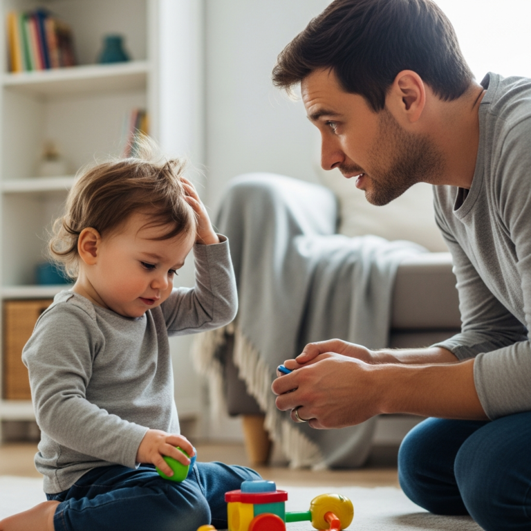 Why Toddlers Hit Themselves and What Parents Can Do