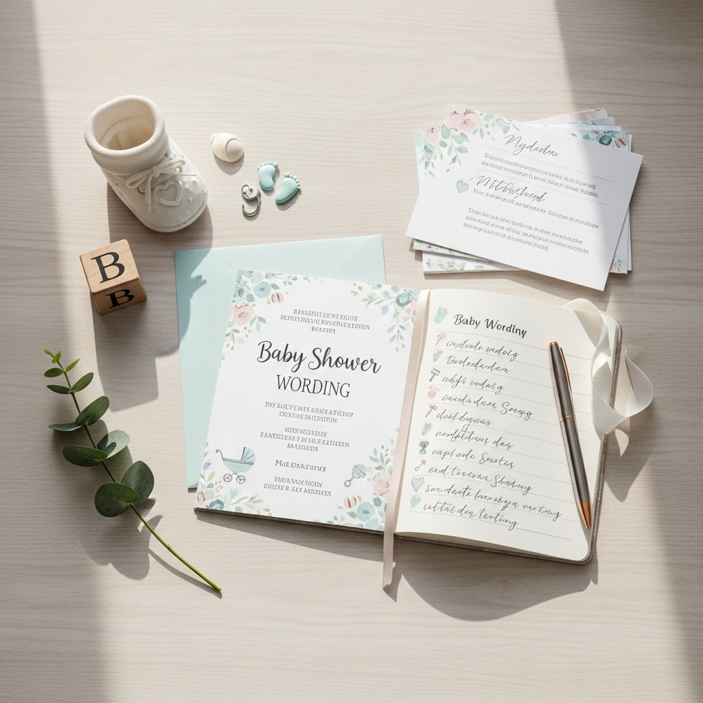Perfect Baby Shower Invitation Wording Guide