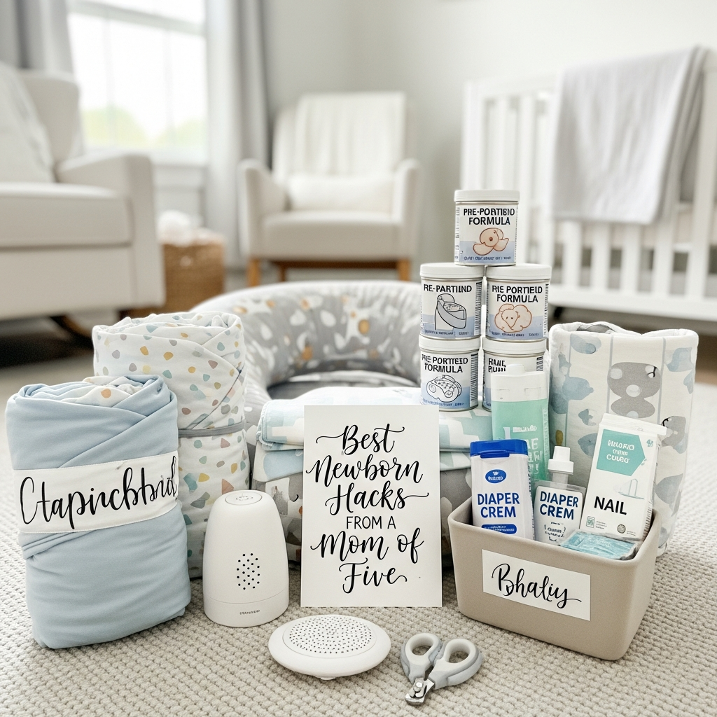 Best Newborn Hacks from a Mom of Five