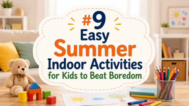 9 Easy Summer Indoor Activities for Kids to Beat Boredom