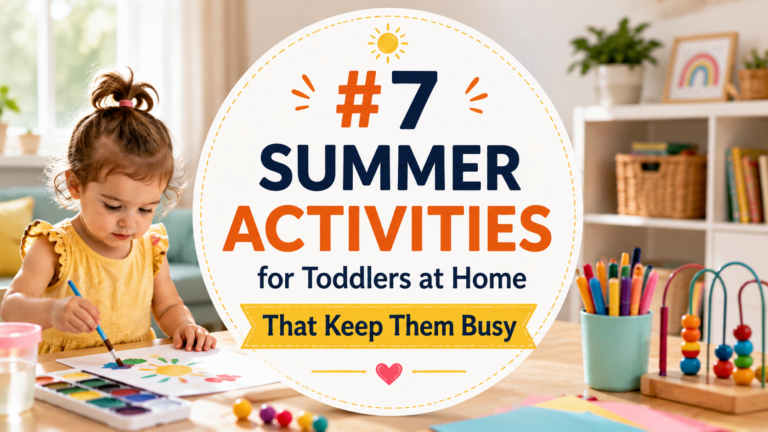 7 Summer Activities for Toddlers at Home That Keep Them Busy