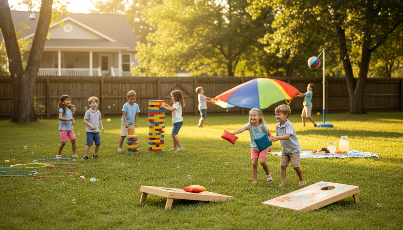 12 Backyard Games for Kids Perfect for Summer Fun at Home