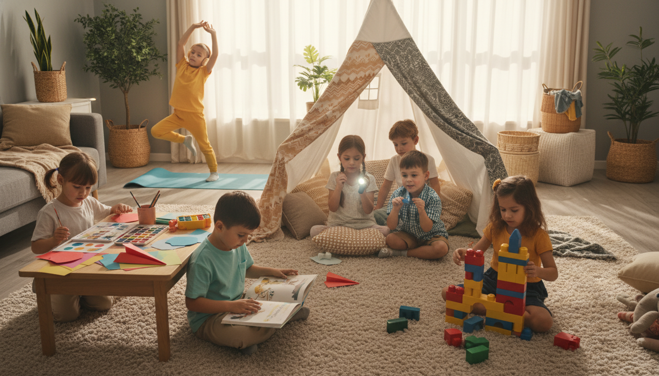 9 Easy Summer Indoor Activities for Kids to Beat Boredom