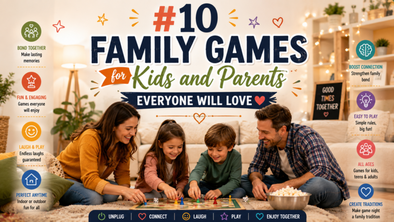10 Family Games for Kids and Parents Everyone Will Love