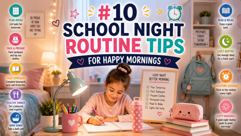 10 School Night Routine Tips for Happy Mornings
