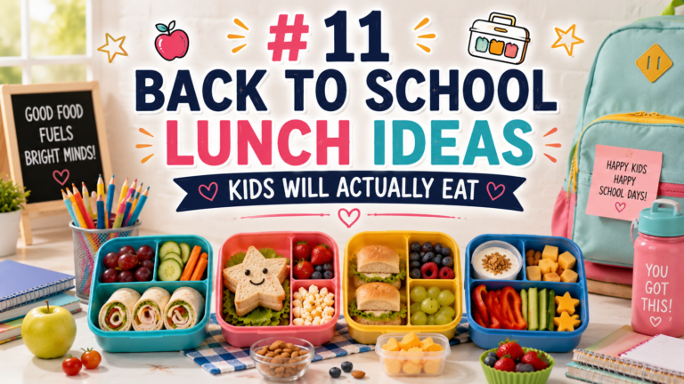 11 Back to School Lunch Ideas Kids Will Actually Eat