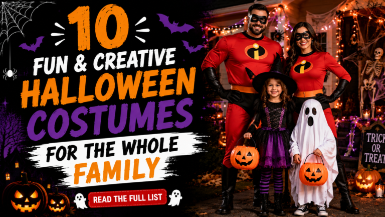 10 Fun & Creative Halloween Costumes for the Whole Family