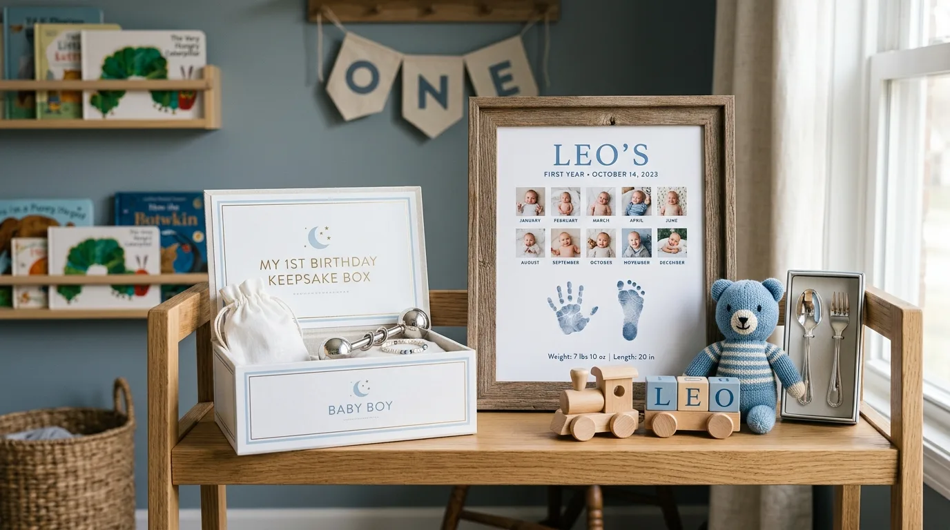 Baby First Birthday Keepsake