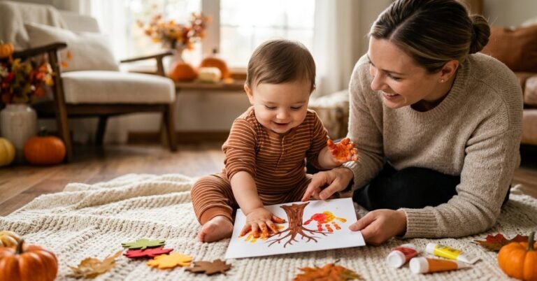20+ Fall Crafts for Babies Safe and Simple Autumn Ideas